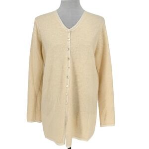 Valerie Stevens Wool‎ Angora Women's Cardigan Small Soft Cozy Quiet Luxury